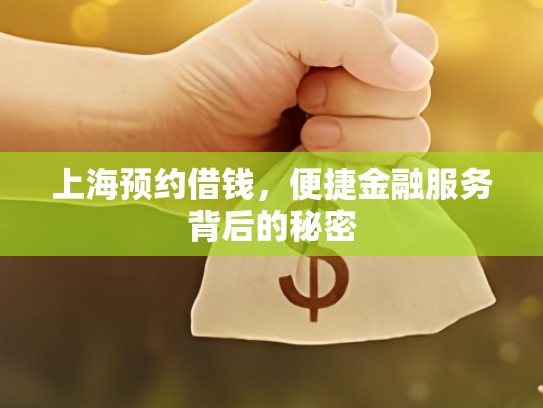 上海预约借钱，便捷金融服务背后的秘密